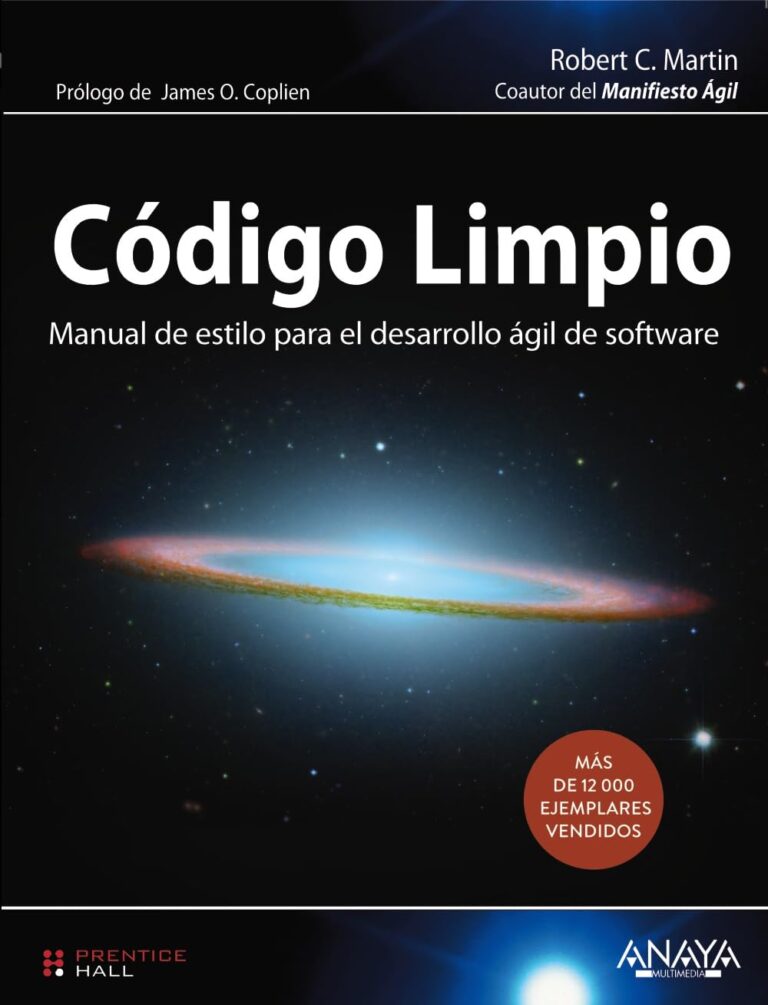 1764258303 611NRAbjQ9L. SL1309 Código limpio / Clean code: Manual de estilo para el desarrollo ágil de software / A Handbook of Agile Software Craftsmanship Edu Expertise Hub Programming