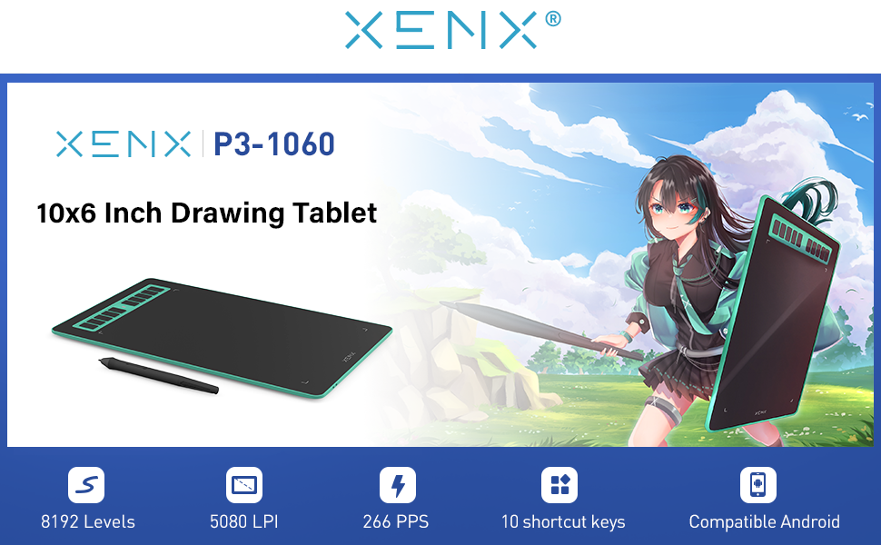 Xenx P-Series Graphics Tablet