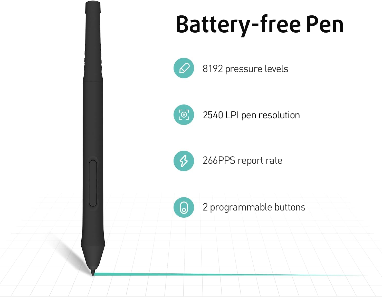 51L5iH+b2GL. AC SL1500 XENX P3 MacOS and Android Supported Graphic Drawing Tablet P3-1060 10x6 inch with 10 Shortcut Keys, 8192 Pressure Levels Battery-Free Pen for Digital Art, Design, E-learning/Online Classes, OSU Gaming Edu Expertise Hub Tablets & E-Readers