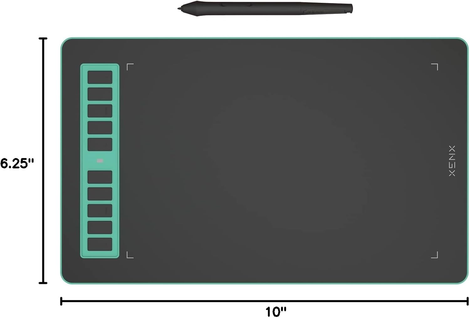 51diyeFTTgL. AC SL1500 XENX P3 MacOS and Android Supported Graphic Drawing Tablet P3-1060 10x6 inch with 10 Shortcut Keys, 8192 Pressure Levels Battery-Free Pen for Digital Art, Design, E-learning/Online Classes, OSU Gaming Edu Expertise Hub Tablets & E-Readers