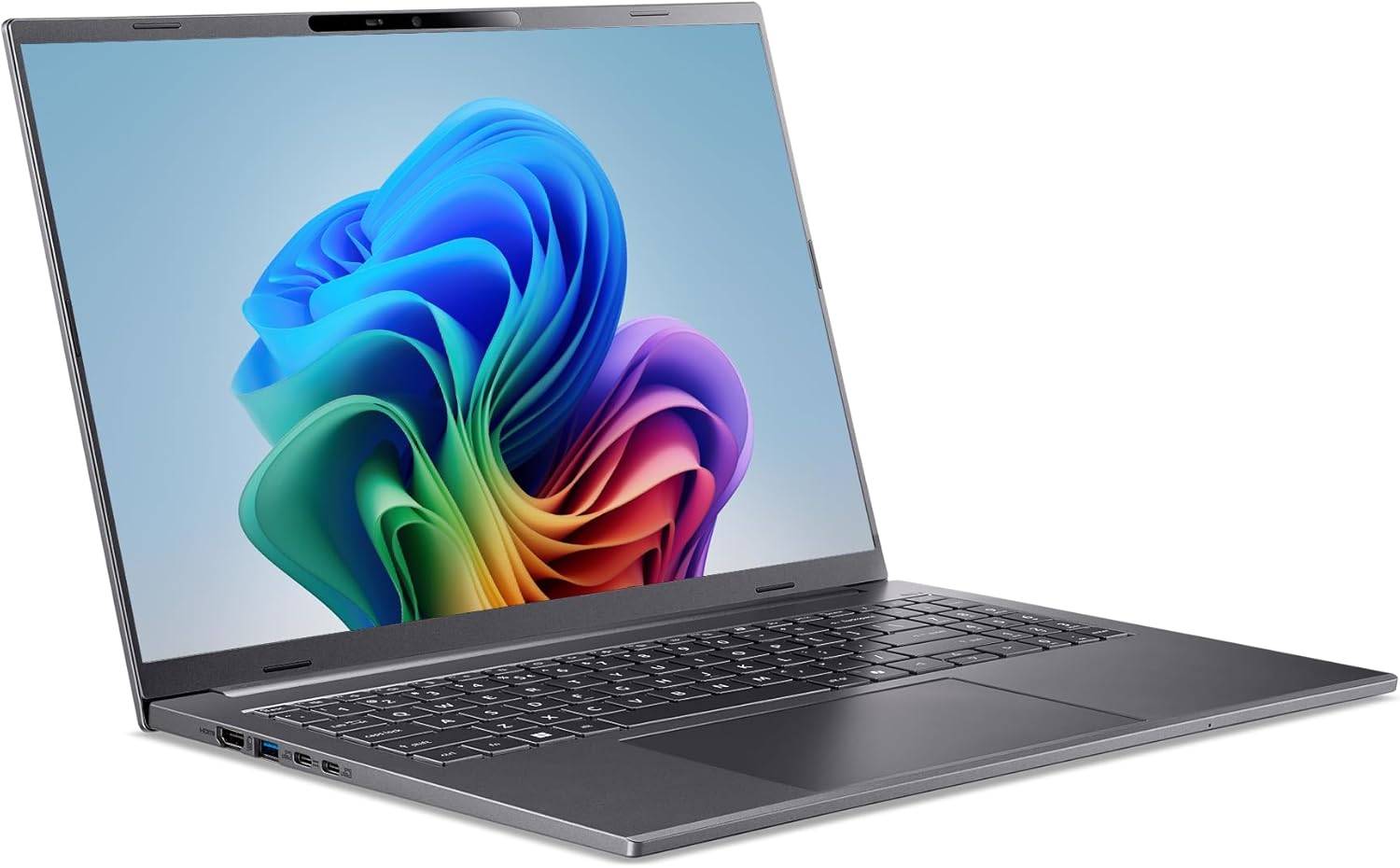 61QG19LXHsL. AC SL1500 acer Aspire 16 AI Copilot+ PC | 16" WUXGA 120Hz 100% sRGB Display | Snapdragon X | NPU: 45 Tops - GPU: Up to 1.7 TFLOPs | 16GB LPDDR5X | 512GB PCIe Gen 4 SSD | Wi-Fi 7 | A16-11M-X0LW Edu Expertise Hub Web Development & Design laptops desktops