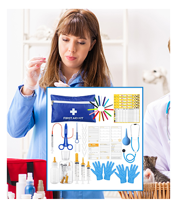 Whelping supplies kit