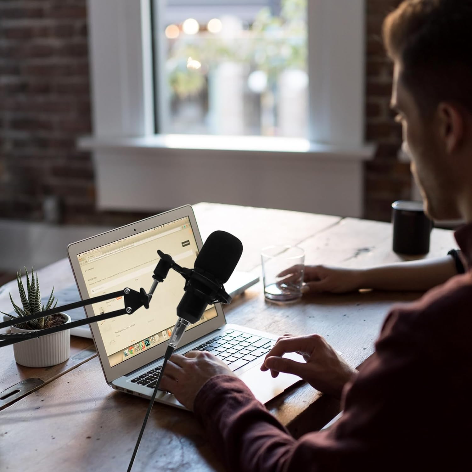 710XbEe9sUL. AC SL1500 11pcs Microphone Sound Card Condenser Mic Live Sound Cards Karaoke Webcast Recording Noise Reduction Adjustable Bracket Easy to Use Edu Expertise Hub Podcasts & Webcasts