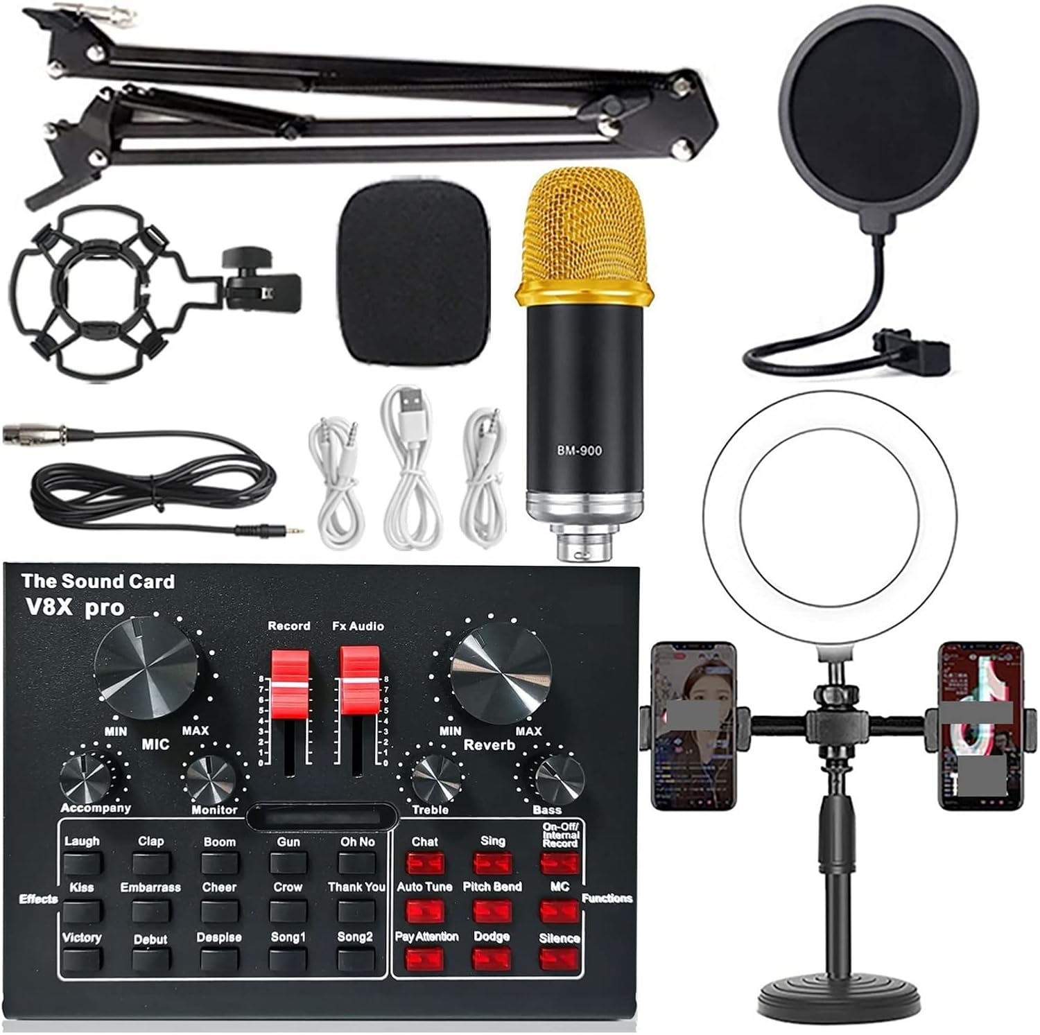 718TXPwotXL. AC SL1500 Professional Audio Mixer USB 5.0 Audio Sound Card USB External Headset Microphone Webcast Live Broadcast Adapter Game Music for PC Phone Computer Sound Boa Edu Expertise Hub Podcasts & Webcasts