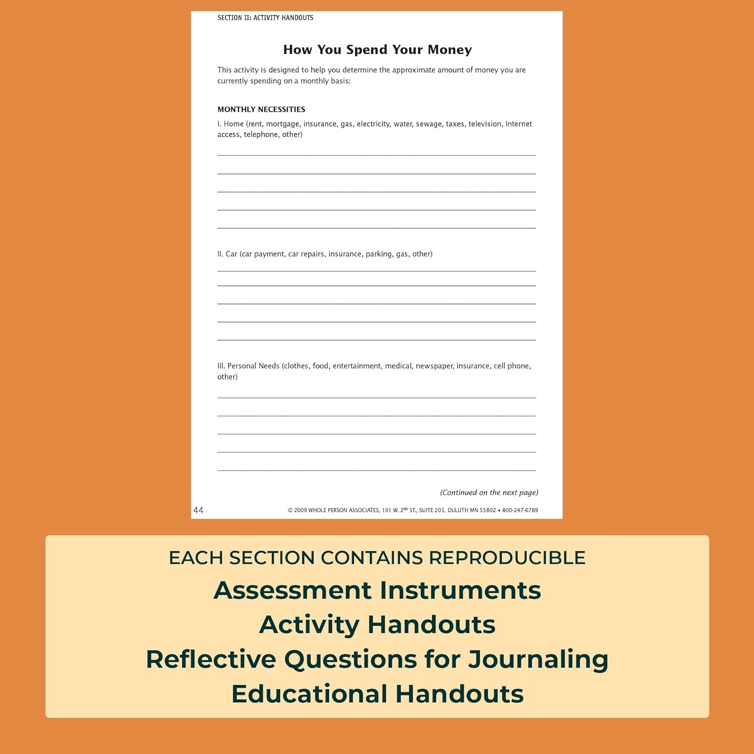 71IKwdjcXqL. SL1500 The Practical Life Skills Workbook - Reproducible Self-Assessments, Exercises & Educational Handouts (Mental Health & Life Skills Workbook Series) Edu Expertise Hub Skills