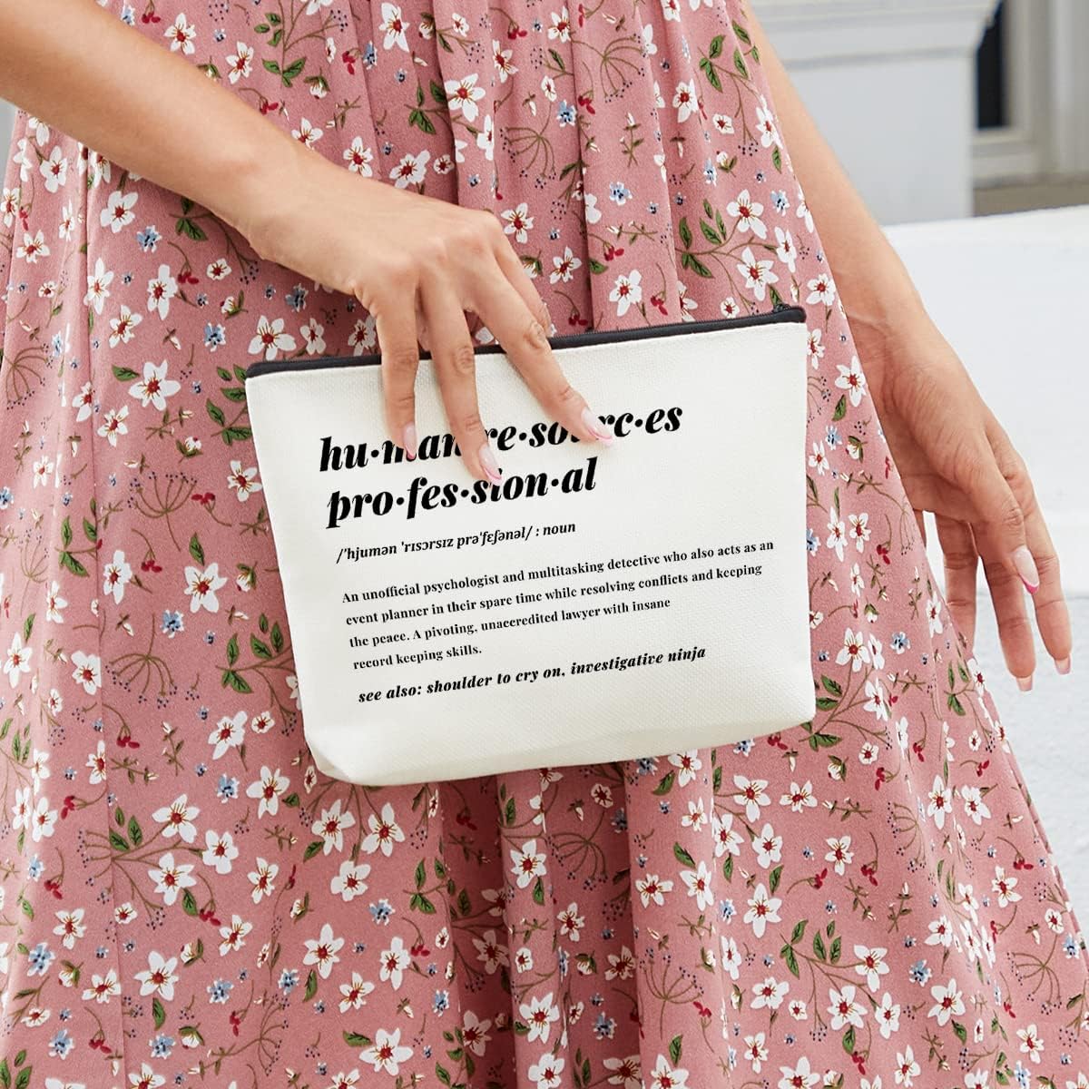 71j+OVqyn5L. AC SL1200 fkovcdy Human Resources Gifts for Women, HR Gifts, HR Director Gift for Coworkers, Human Resources Office Decor Makeup Bag New Year Gifts for Employee - Human Resources Definition Bag Edu Expertise Hub Human Resources