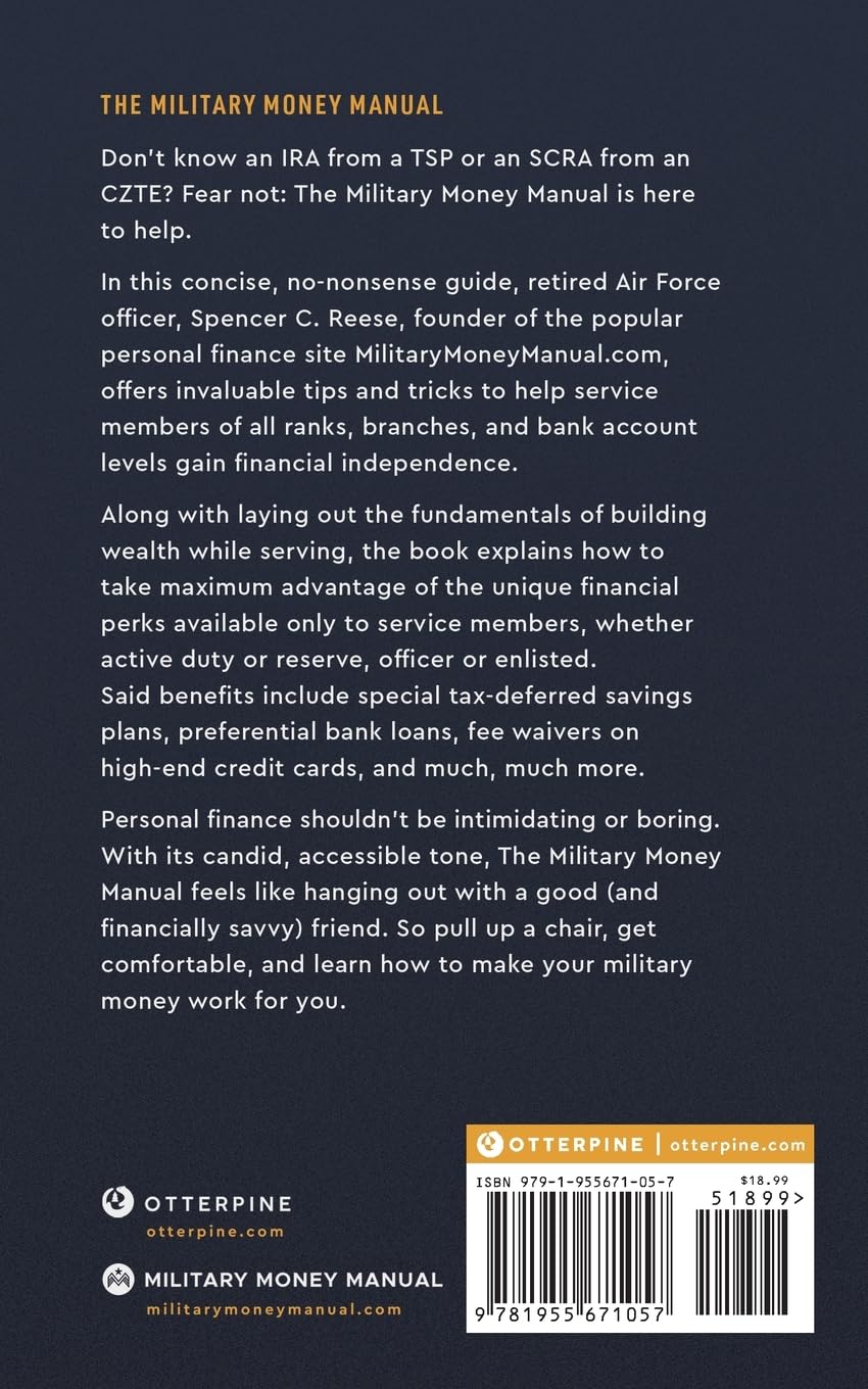71ke FAg3OL. SL1360 The Military Money Manual: A Practical Guide to Financial Freedom | Personal Finance Books Edu Expertise Hub Personal Finance