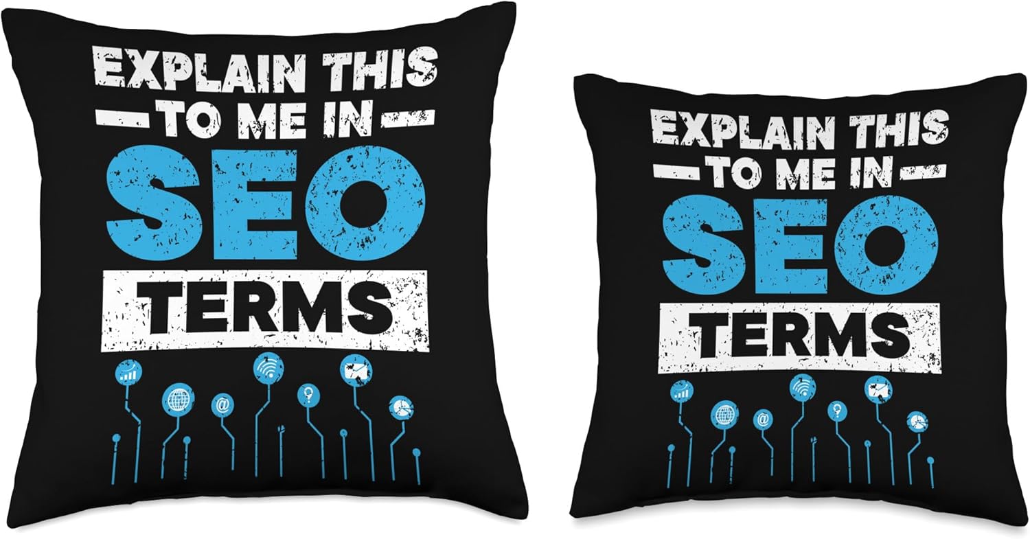71t8BkpevtL. AC SL1500 Search Engine Optimization SEO Marketing Job Internet Throw Pillow Edu Expertise Hub Online Searching