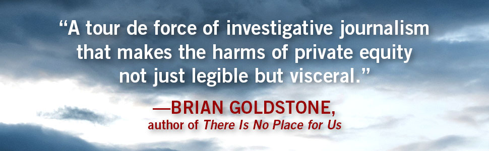 Brian Goldstone says, "A tour de force of investigative journalism."