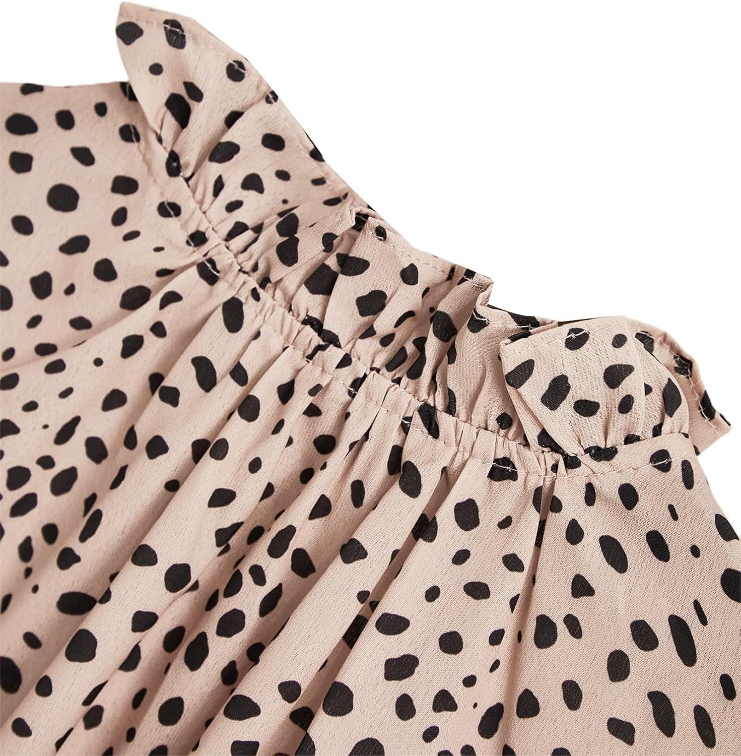 815X1ektq3L. AC SL1500 Avanova Women Polka Dot Long Sleeve Blouse Shirts Work Mock Neck Ruffle Top Edu Expertise Hub Women & Business