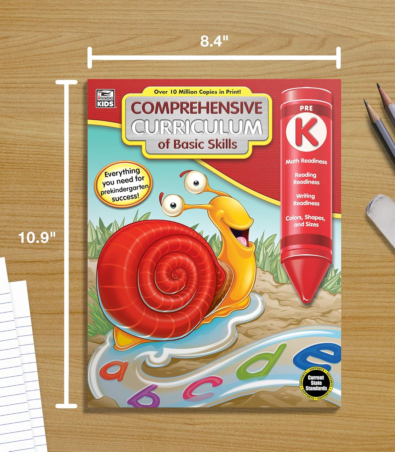 81FK ufB4DL. SL1500 Carson Dellosa Comprehensive Curriculum of Basic Skills Preschool Workbook, Toddler Activity Book With Alphabet, Colors, Shapes, Counting, Phonics, and Pre Writing Practice Edu Expertise Hub Skills