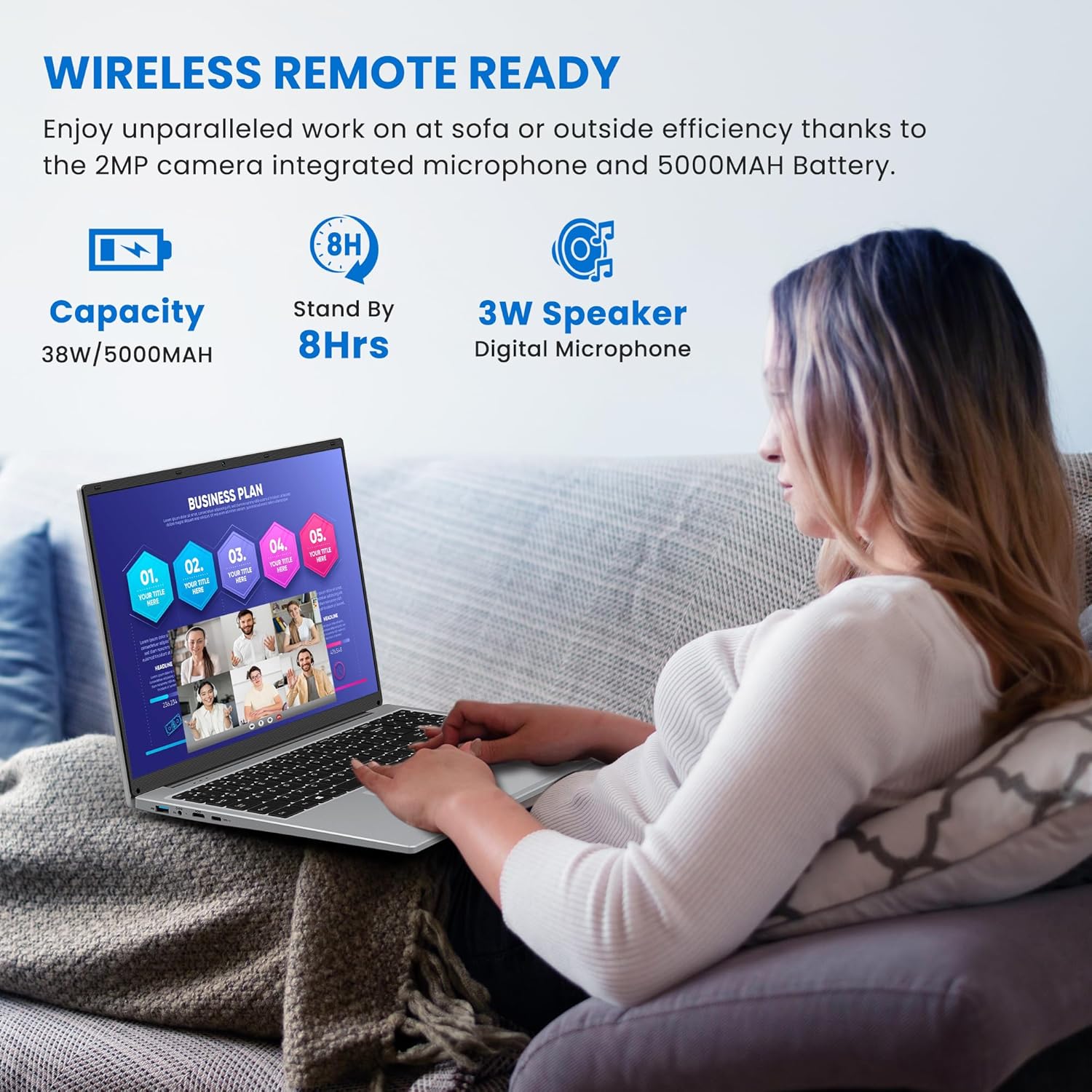 81OBVAwe7FL. AC SL1500 BIGASUO 16" Laptop Computer, 16GB DDR4 RAM 1TB SSD, Quad-Core N100 Processor Up to 3.4GHz, 1200P FHD IPS Display, Windows 11 Laptops with USB 3.0, Type-C, Mini-HDMI, 2.4/5G WiFi, RJ45, Sliver Edu Expertise Hub Web Development & Design laptops desktops