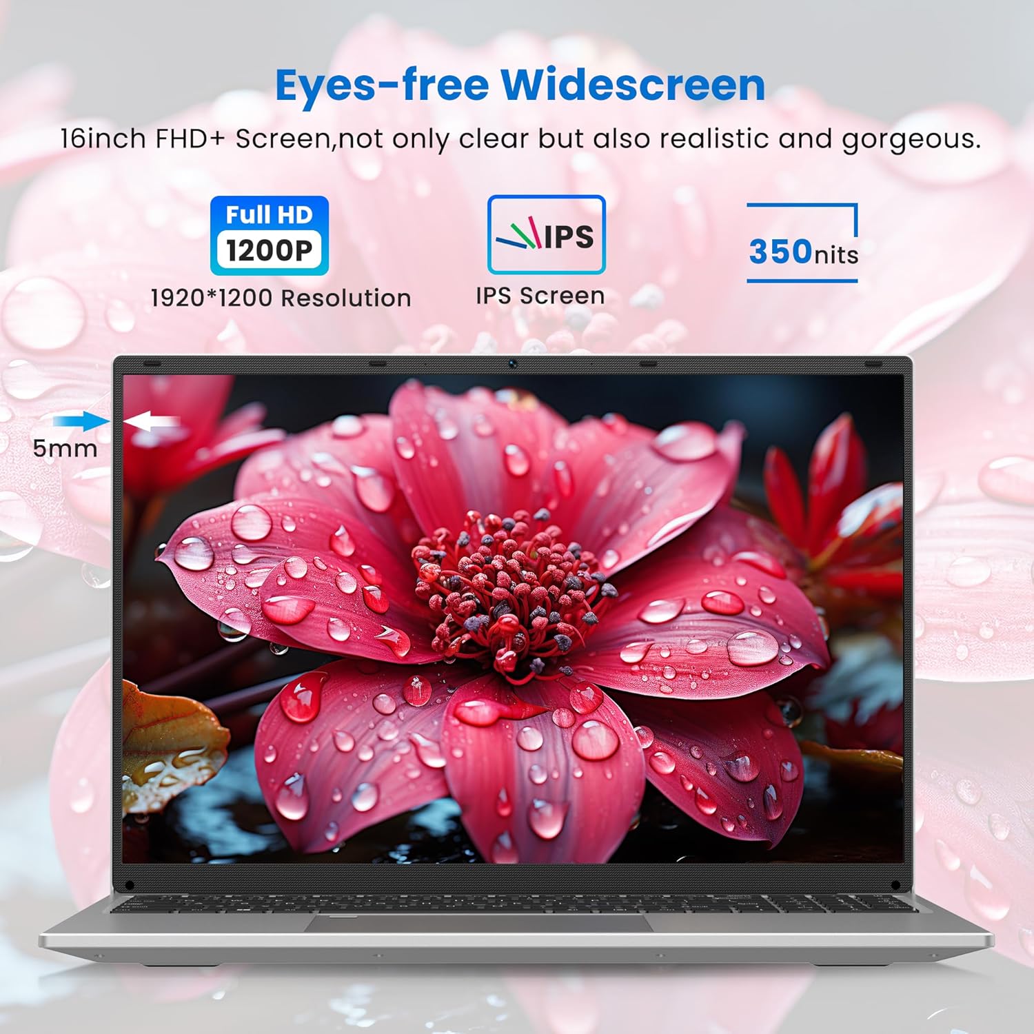 81doaieeY+L. AC SL1500 BIGASUO 16" Laptop Computer, 16GB DDR4 RAM 1TB SSD, Quad-Core N100 Processor Up to 3.4GHz, 1200P FHD IPS Display, Windows 11 Laptops with USB 3.0, Type-C, Mini-HDMI, 2.4/5G WiFi, RJ45, Sliver Edu Expertise Hub Web Development & Design laptops desktops