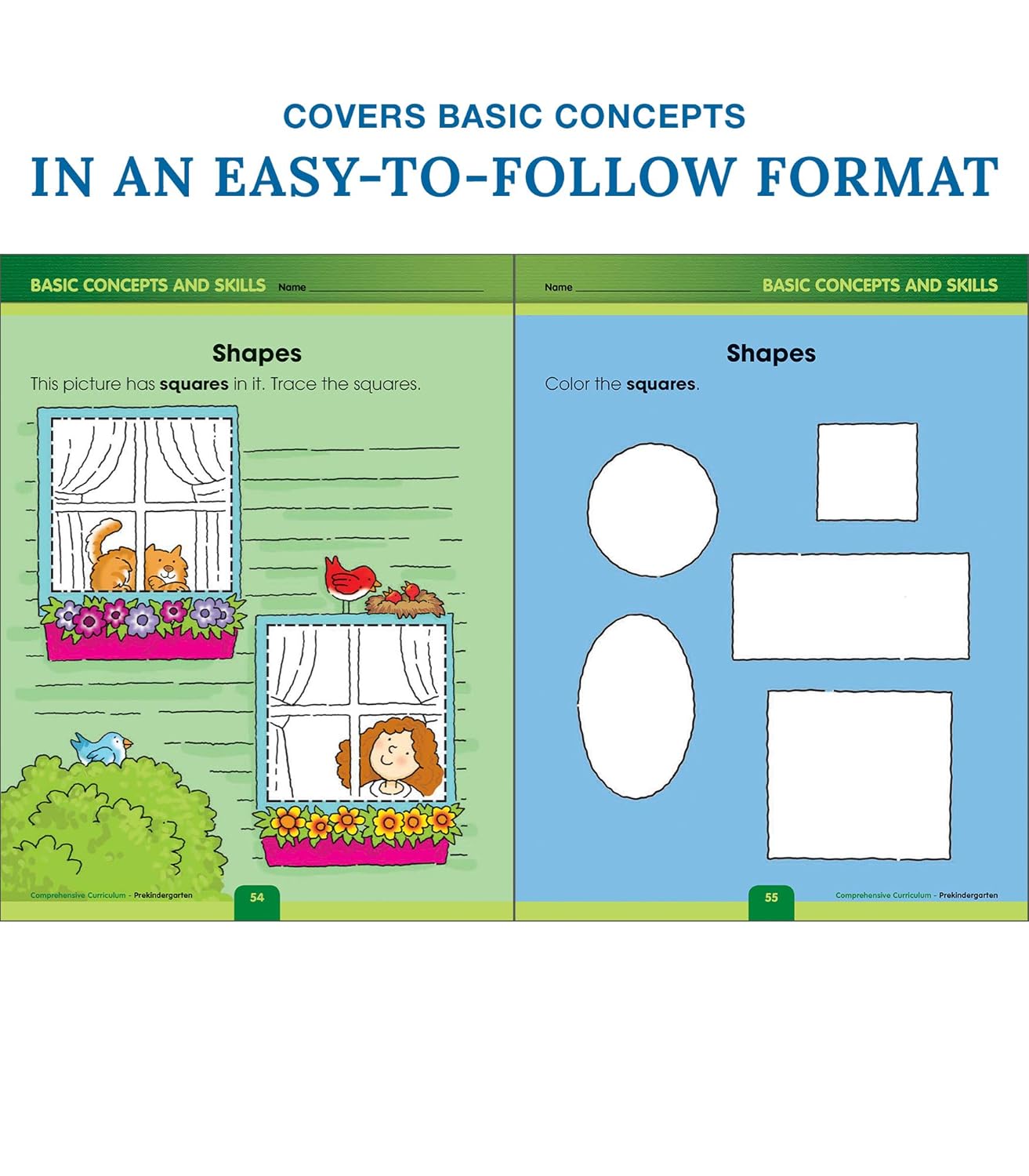 81oRadef+7L. SL1500 Carson Dellosa Comprehensive Curriculum of Basic Skills Preschool Workbook, Toddler Activity Book With Alphabet, Colors, Shapes, Counting, Phonics, and Pre Writing Practice Edu Expertise Hub Skills