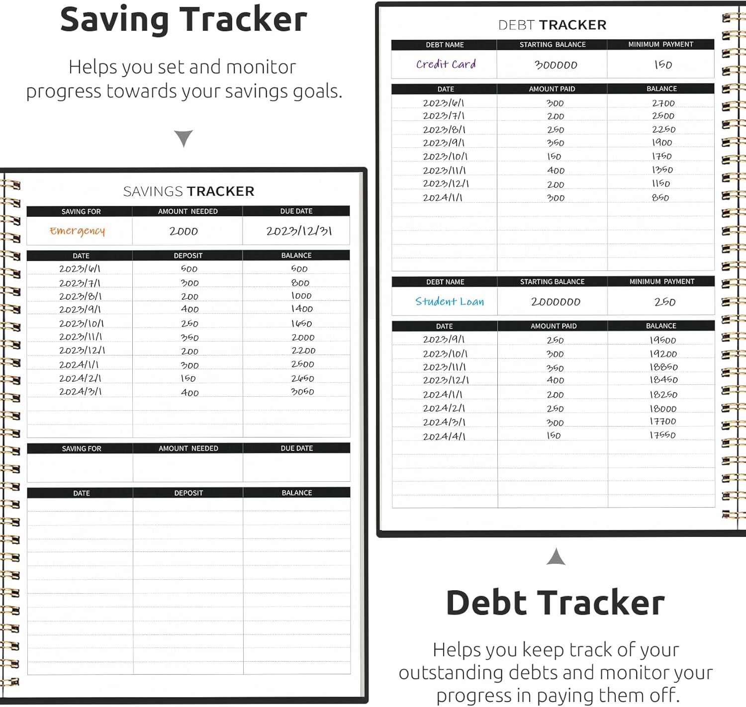 81uH2PzQZ1L. AC SL1500 Budget Planner - Monthly Budget Book with Expense Tracker Notebook, Undated Bill Organizer & Finance Planner to Take Control of Your Money, 2025-2026 Account Book to Manage Your Finances-Black Edu Expertise Hub Finance