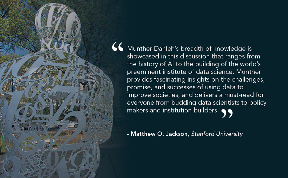 Quote from Matthew O. Jackson about the book’s insights on AI, data science, and societal impact