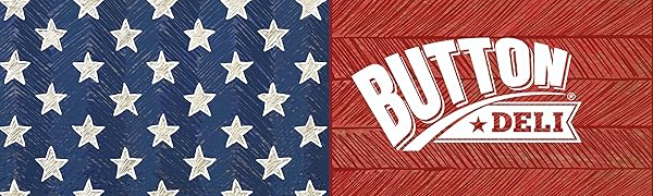 Button Deli logo with r