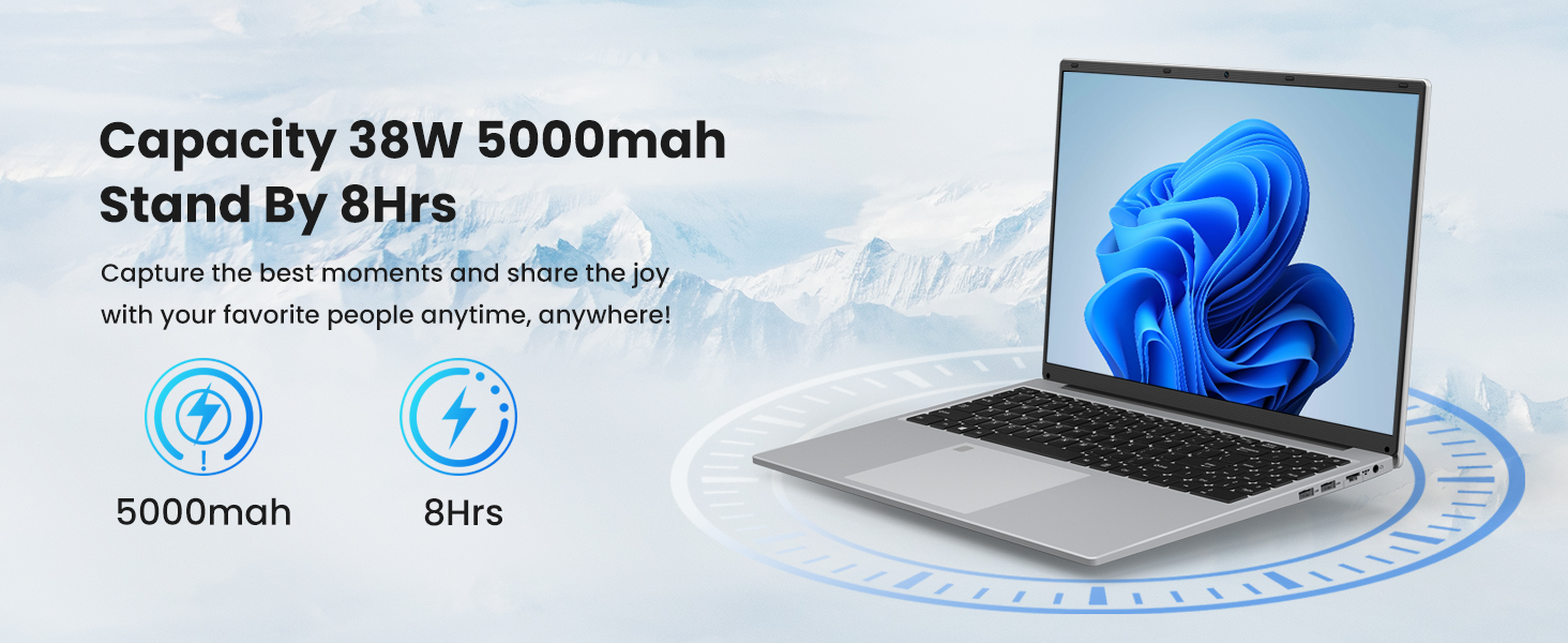 16" Laptop Computer 16GB DDR5 RAM 1TB SSD