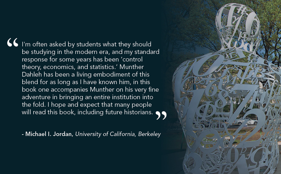 Quote from Michael I. Jordan about Munther Dahleh’s book, praising its interdisciplinary approach