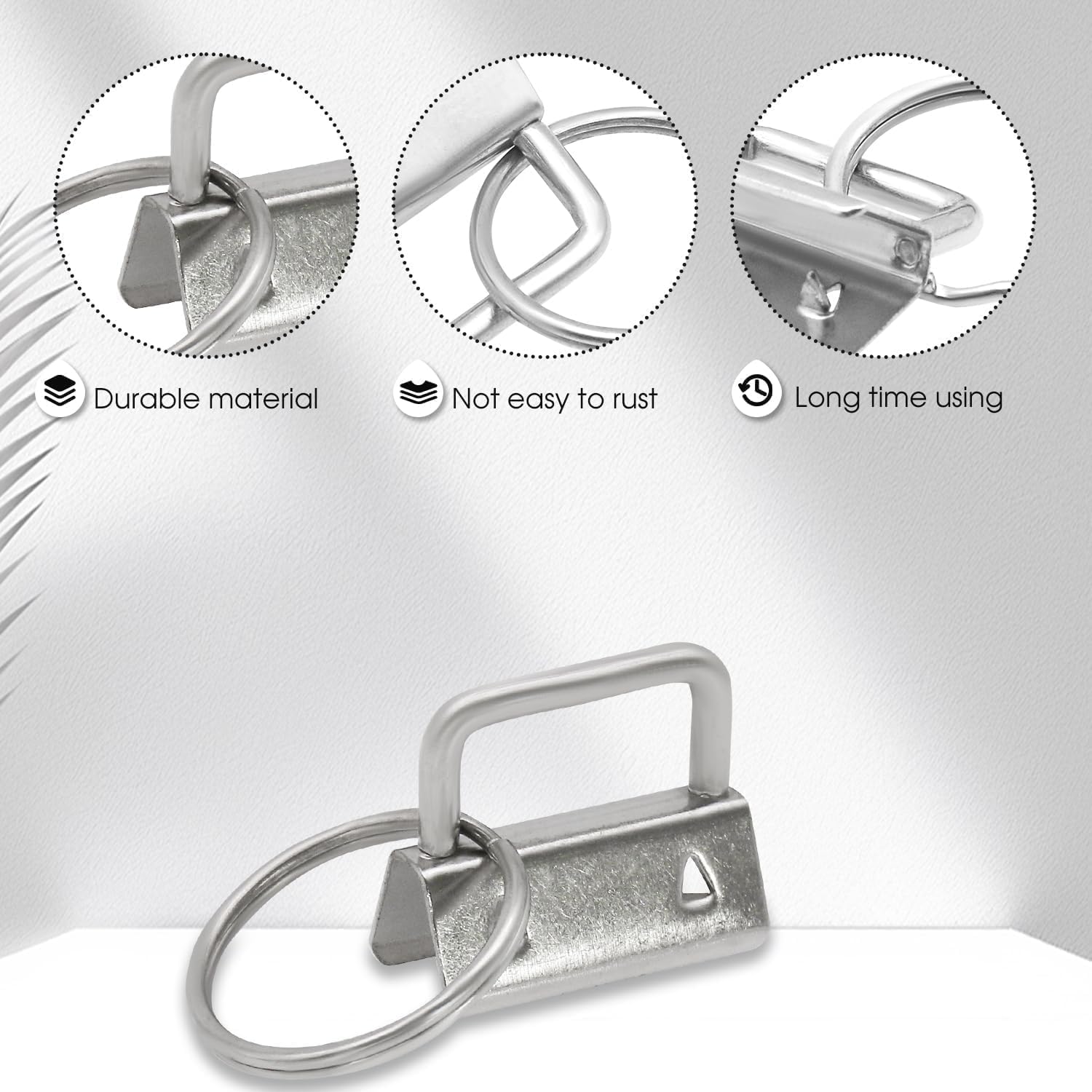71U5R1tL9GL. AC SL1500 1 Inch Key Fob Hardware with Keychain Rings for DIY Crafts, Bag Webbing, Wristlets, Lanyards Edu Expertise Hub Hardware & DIY