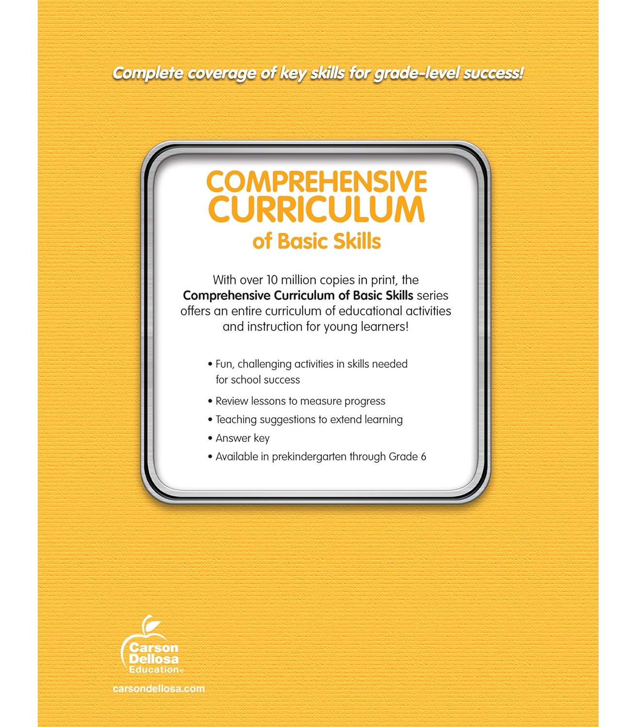 81qKnS6M1KL. SL1500 Carson Dellosa Comprehensive Curriculum of Basic Skills Second Grade Workbook, Reading Comprehension, Language Arts, Spelling, Grammar, Math, and Writing Practice, Classroom or Homeschool Curriculum Edu Expertise Hub Skills