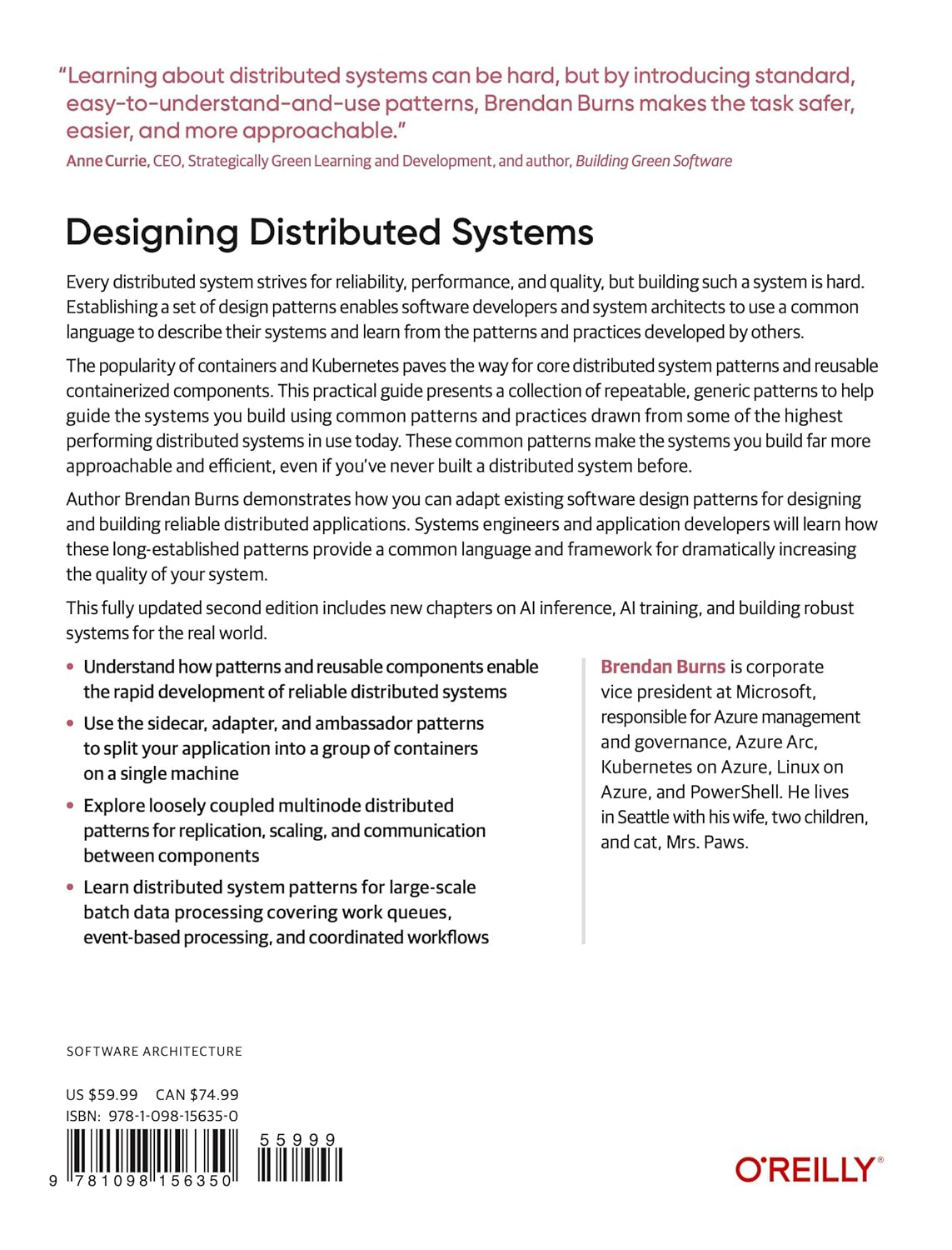 81ssZbUYbpL. SL1500 Designing Distributed Systems: Patterns and Paradigms for Scalable, Reliable Systems Using Kubernetes Edu Expertise Hub Networking & Cloud Computing
